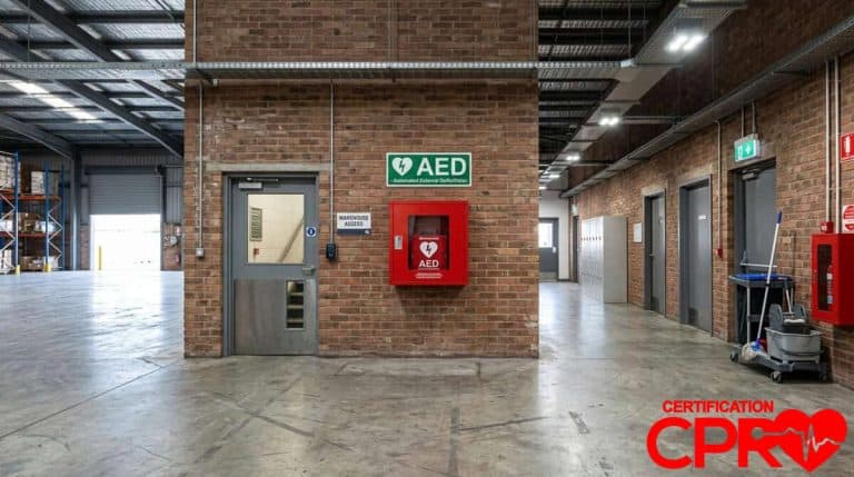 AED Emergency Equipment in Tallahassee Facility.