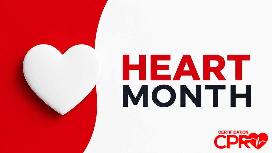 Heart Month awareness graphic for CPR readiness in Tallahassee.